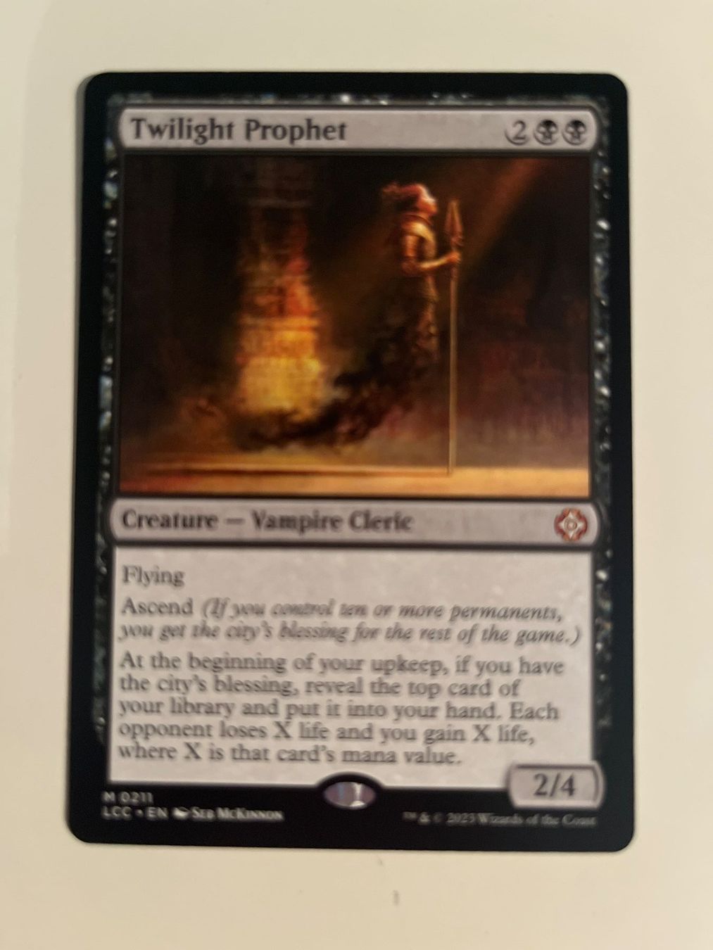 Magic The Gathering Carte collezionabili: 1 x Twilight Prophet - Magic: The Gathering - MtG – Usato da Kriens venduto da Shadi1980