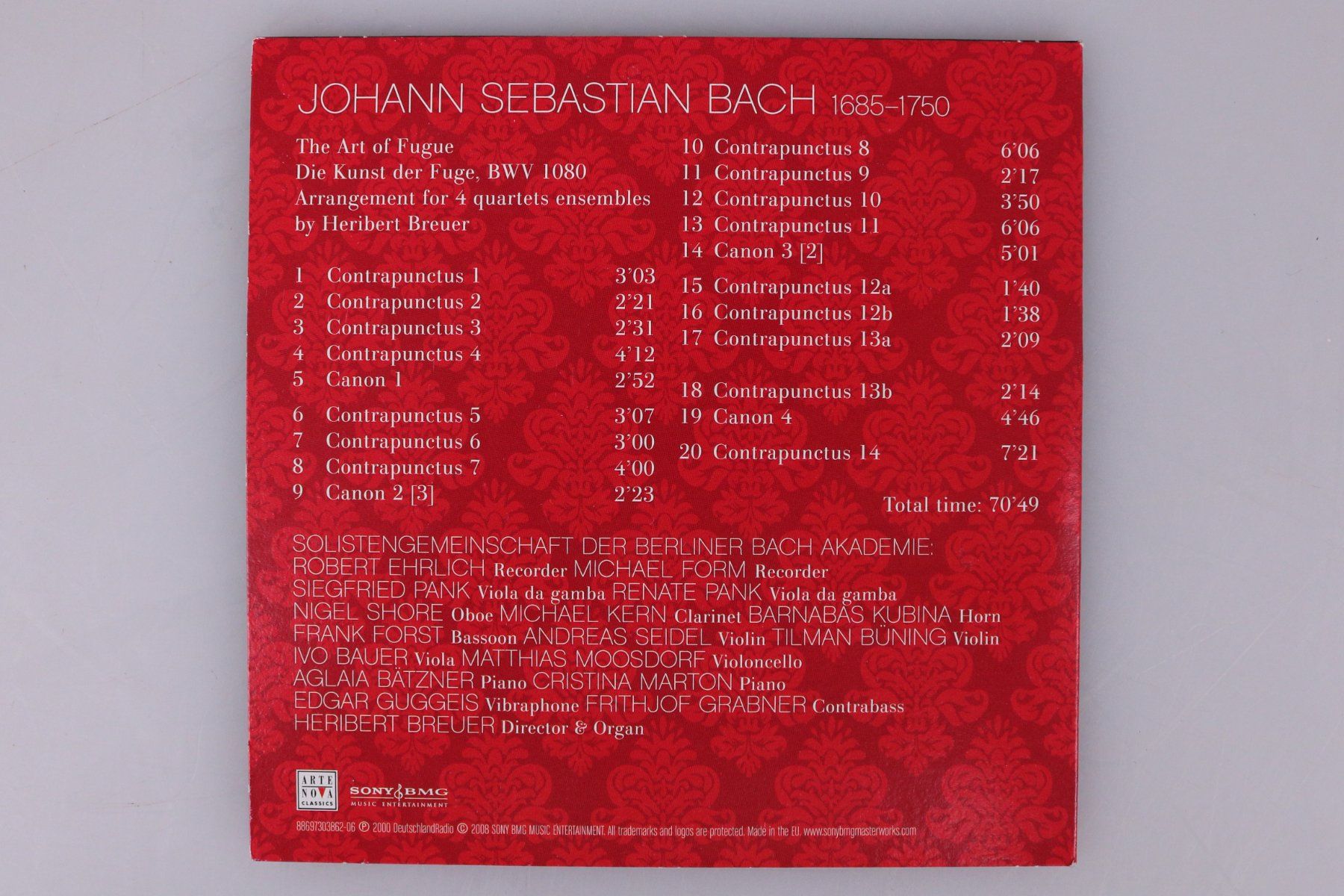 CDs: CD-Box Meisterwerke des Barock – Gebraucht aus Volketswil von brockipfannenstil 7