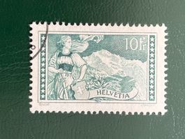 Schweiz 1930 Jungfrau 10 Fr. gestempelt