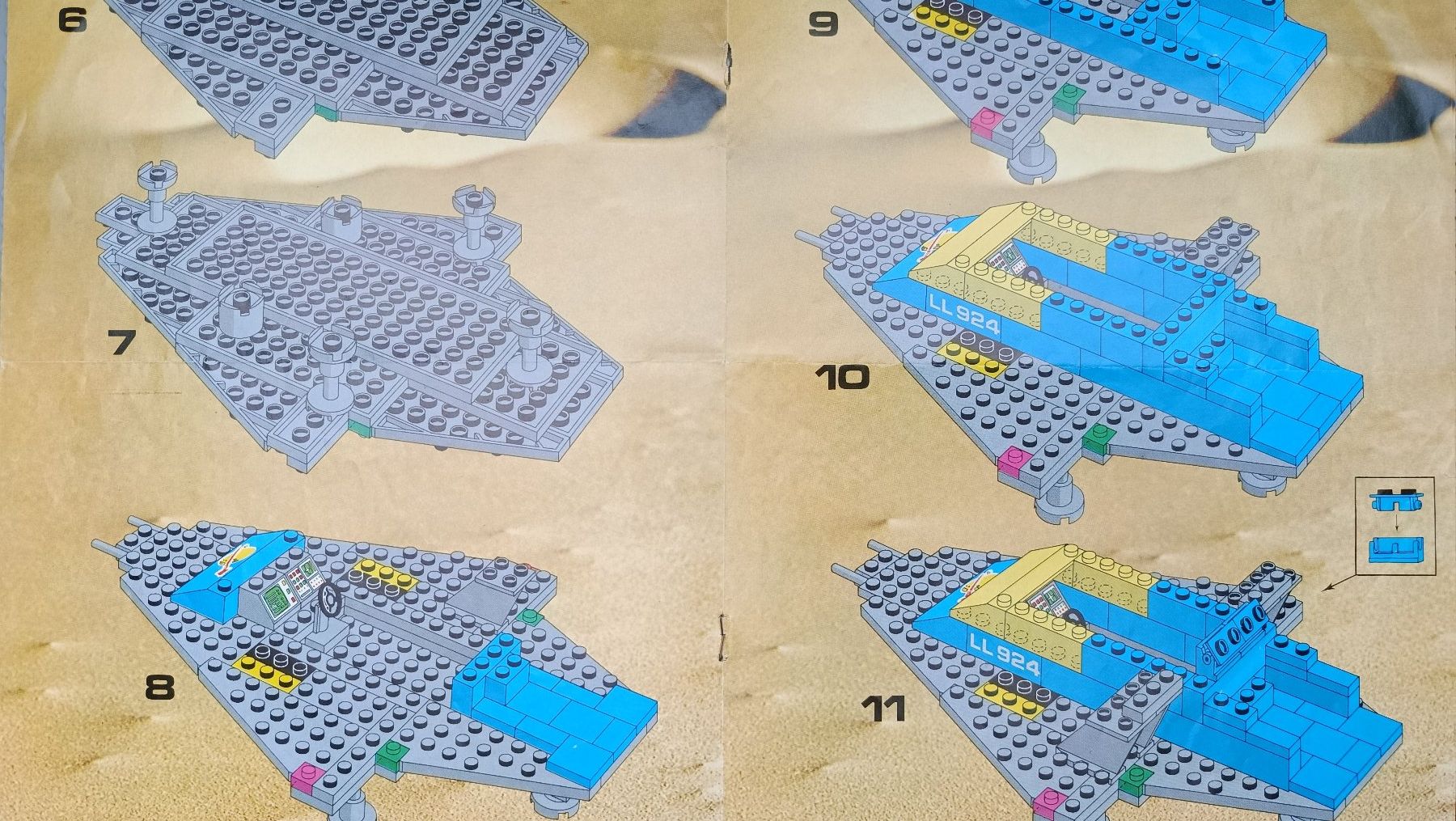 Lego Kit di costruzioni: LEGO Classic Space Anleitung / Instructions - 924 – Difettoso da Muhen venduto da Legoholic 2