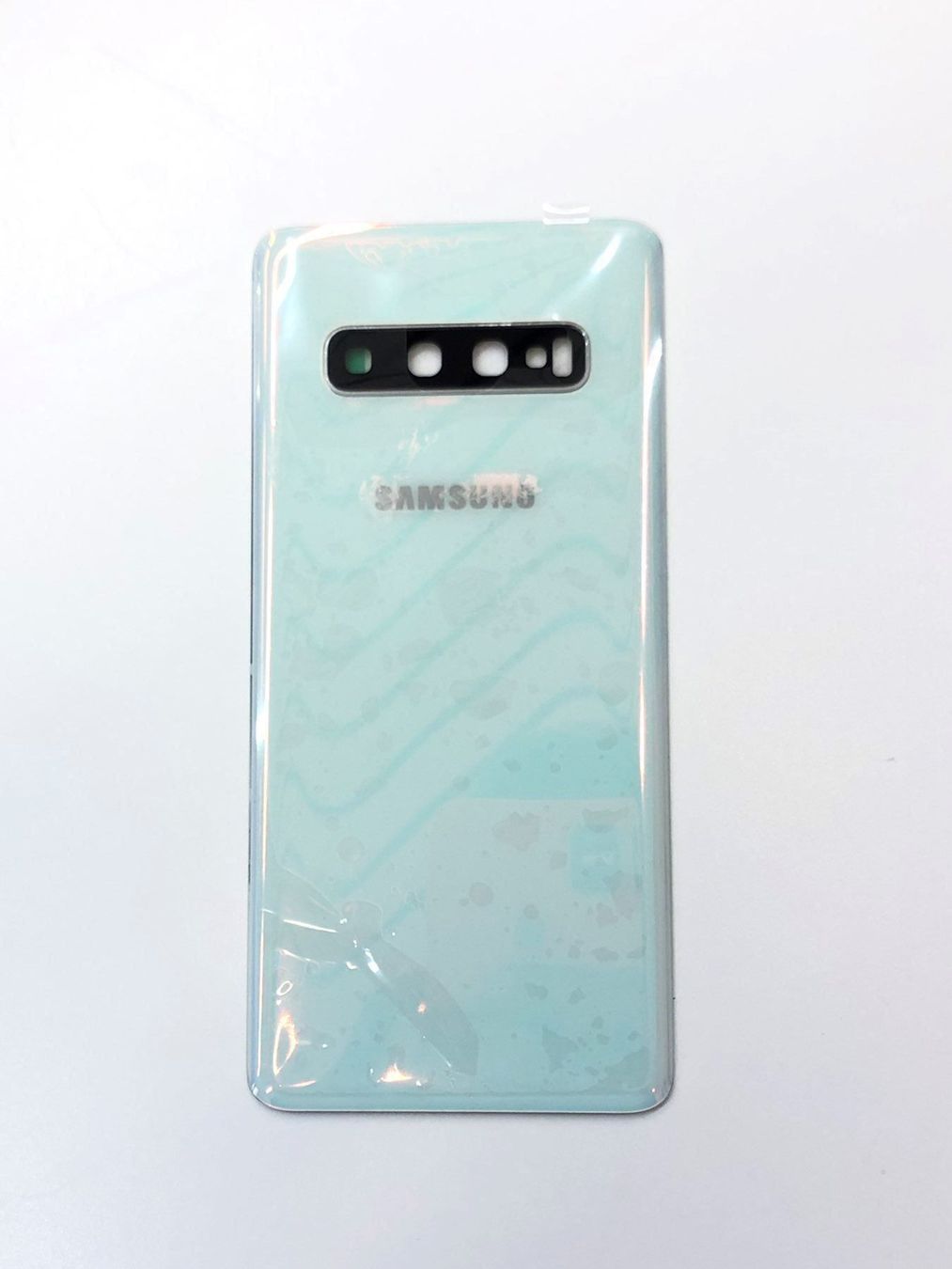 Cover & Protezioni schermo: Samsung S10 Akkudeckel Prisma weiss – Nuovo e nell'imballaggio originale da bern venduto da reptechnic