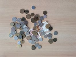 Münzen und Banknote aus Österreich und Frankreich (Konvolut)