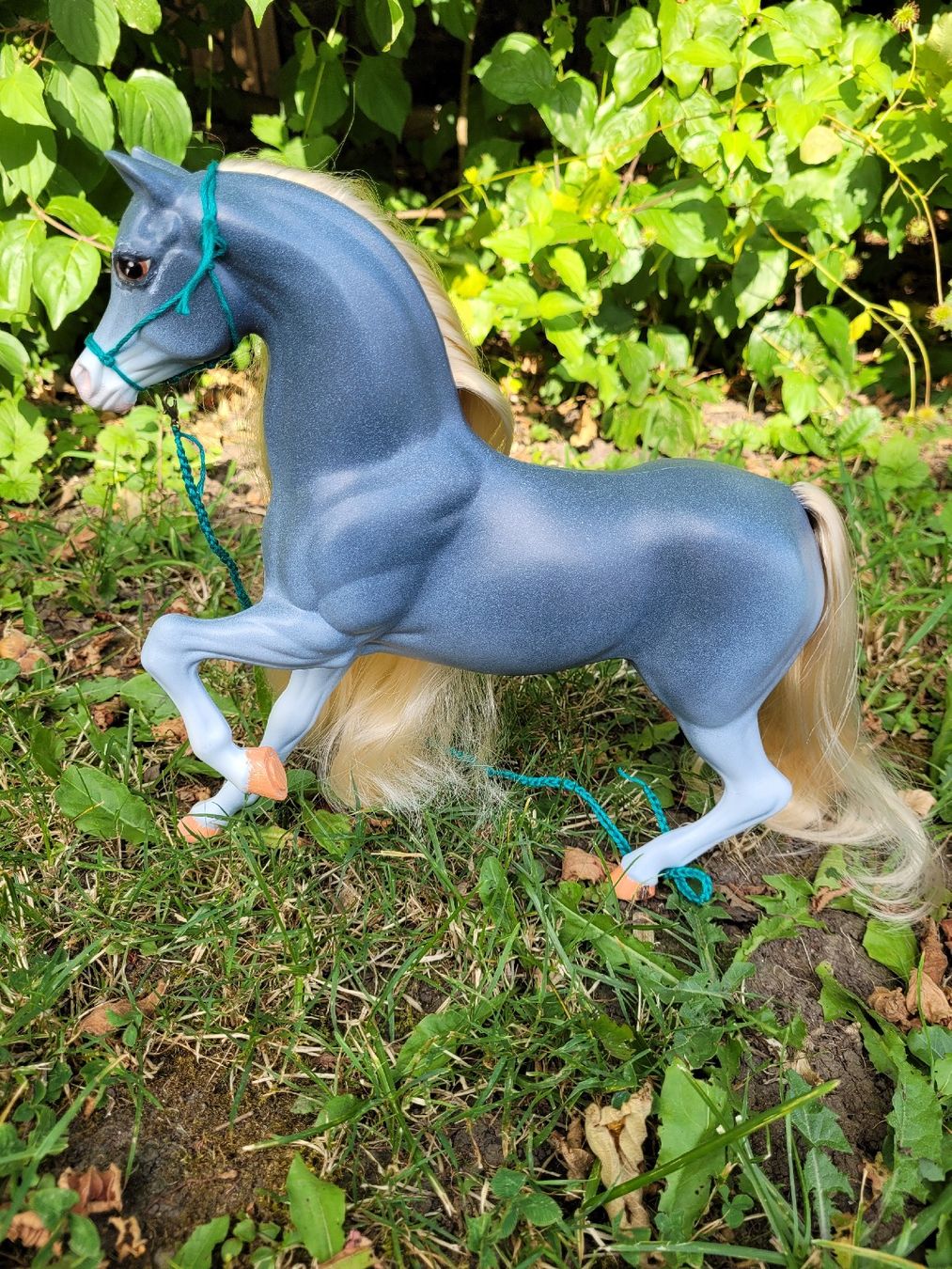 Spielzeuge: Barbie Pferd Hengst Silverking Repaint/Unikat – Gebraucht aus Niederbuchsiten von klengyel 4
