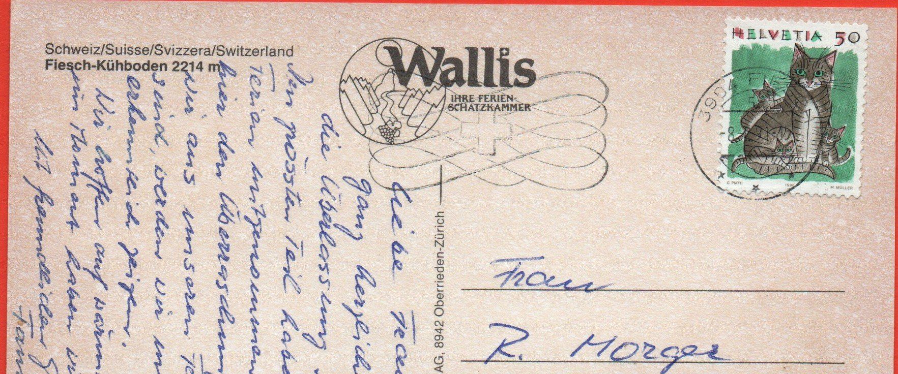 Cartes postales: BIENZ Eisee Brienzer Rothorn - Sesselbahn - Skifahrer – D'occasion à Jona par philajona 1