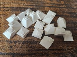 lego 3045 lot de 18 pièces White Slope 45 2 x 2