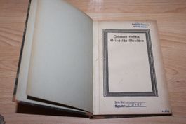 Griechische Menschen : Studien zur griechischen Charakterkun