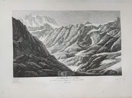 St. Bernhard Originalkupferstich von Besson 1780