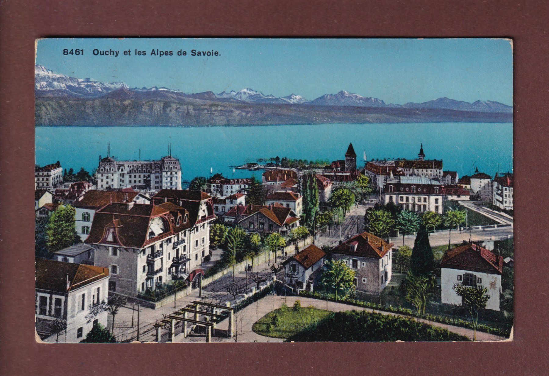 Cartoline postali: LAUSANNE - Ouchy - 1915 – Usato da Pully venduto da nicecards-shop