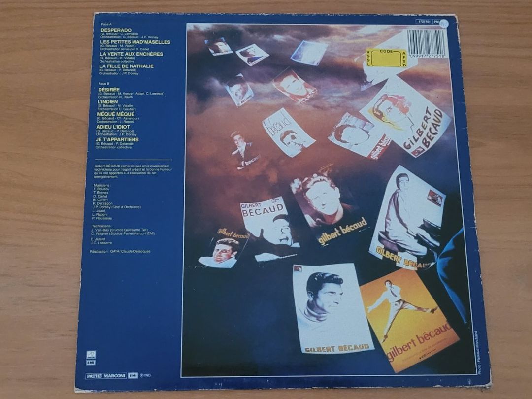 Dischi in vinile: LP Gilbert Becaud – Usato da Martigny venduto da MZ-67 1