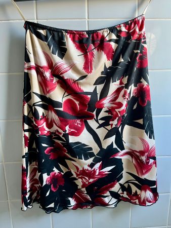 Jupe "Street One", Blumenmuster, pflegeleicht Gr.42 ...