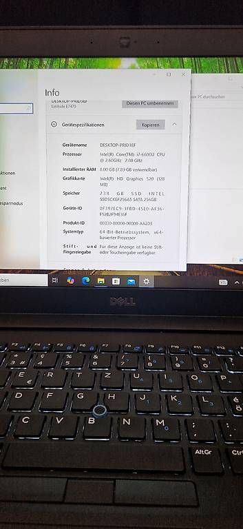 Dell Notebook: Dell Latitude E7470 Business-Laptop - 14" – Usato da Romanshorn venduto da fag_gnd6 4