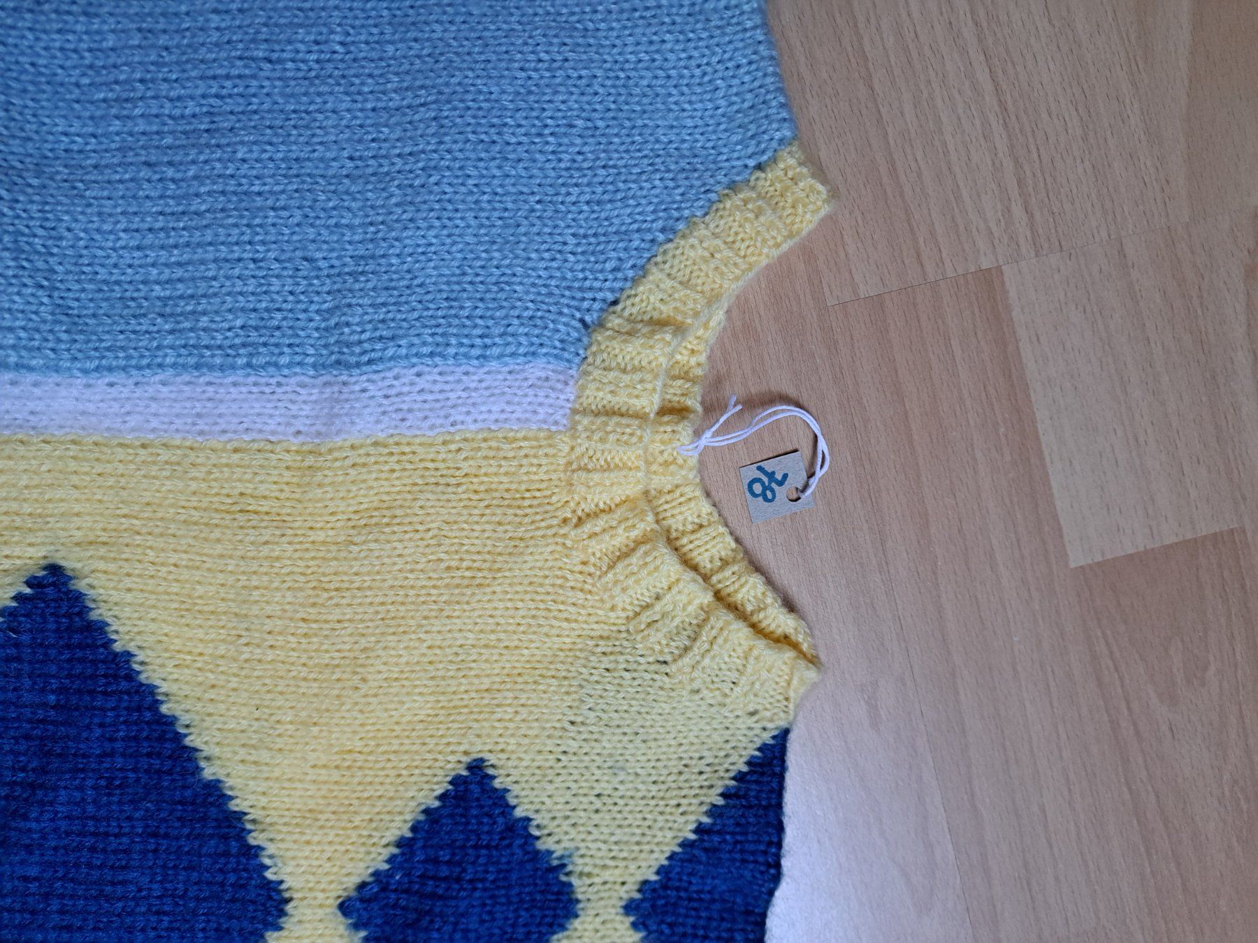 Maglioni & Felpe: Baumwoll-Pullover, Handgestrickt, Einzelexemplar – Nuovo (secondo la descrizione) da Hettiswil venduto da san_kf5h 2