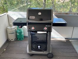 Weber Spirit E-220 Gasgrill mit Edelstahlrost & Abdeckhaube