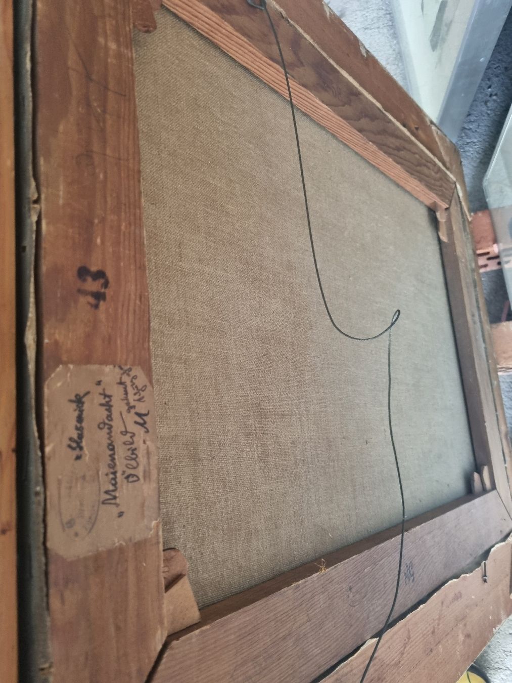 Gemälde: Bild öl 1922 signed – Gebraucht aus Ostermundigen von vintage60 2