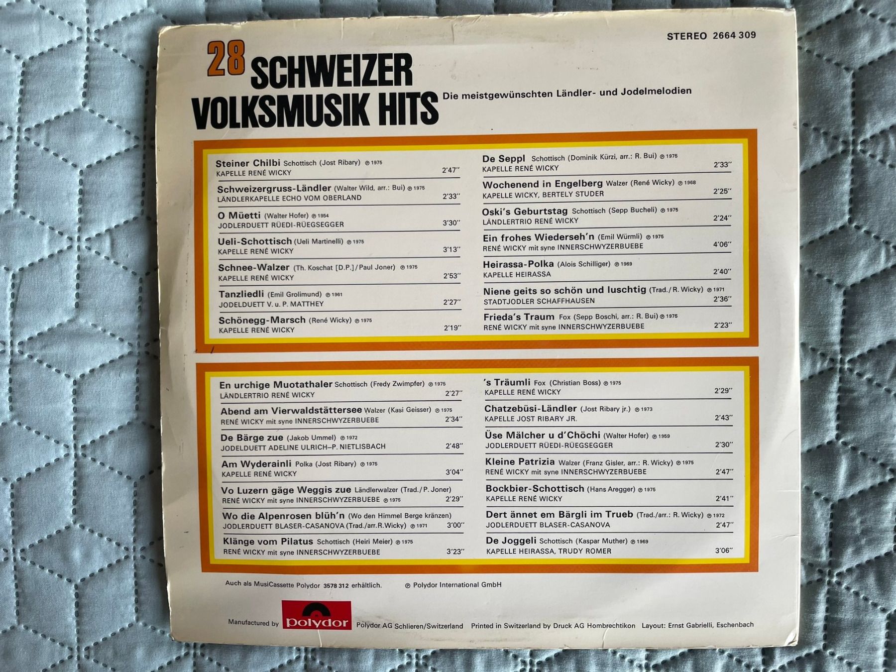 Dischi in vinile: Schweizer Volksmusik Hits – Usato da Gross venduto da autonauer 1