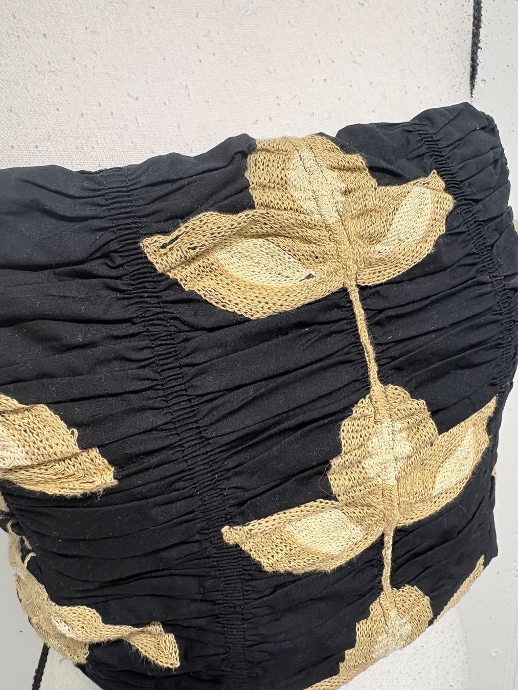 Zara Top: Zara Bustier mit Blumenmuster schwarz/beige S drop Top – Nuovo (secondo la descrizione) da Regensdorf venduto da secondchancefashion 2