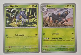 Carte Pokémon Nymble & Lokix Phantasmal Flames 009-010/094