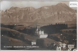 St. Gallen - Scheffelstein mit Säntis
