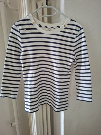 Caroll haut marinière à boutons, taille M