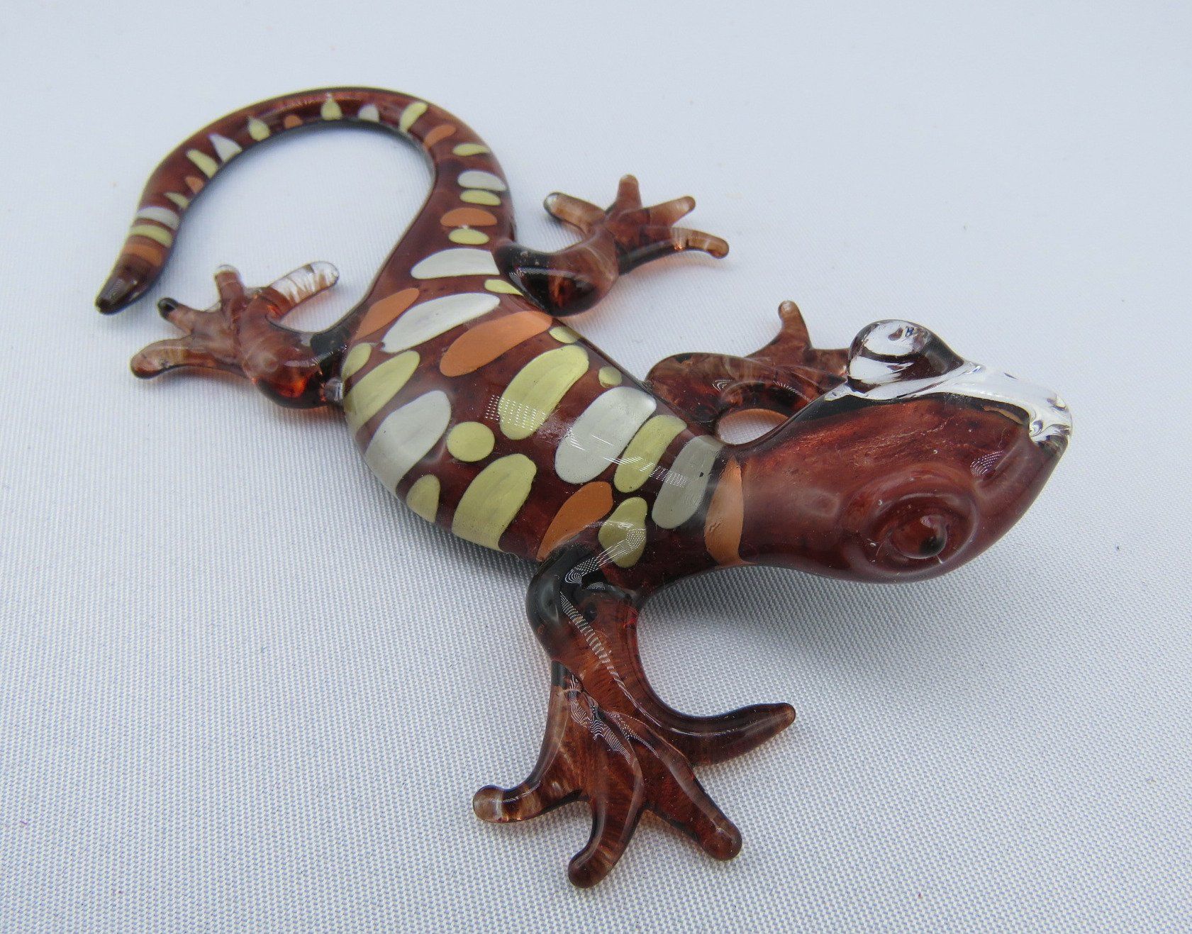Figuren: Glas - EIDECHSE - Glasbläserei - Handarbeit - 11x6,5cm – Neu (gemäss Beschreibung) aus Grenchen von Yamahwildstar16 1