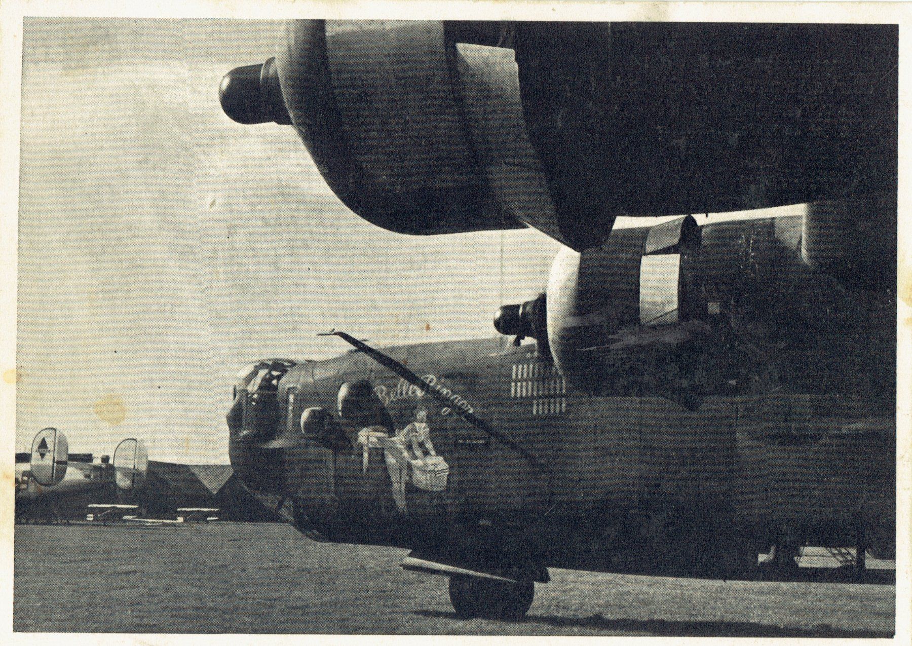 Ansichtskarten: Bomber B-24 "Librator", um 1943 – Gebraucht aus Otelfingen von Schmitte9