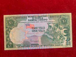 WESTERN SAMOA - 1 Talà N.D. (1980) - Unzirk. / Non circulé
