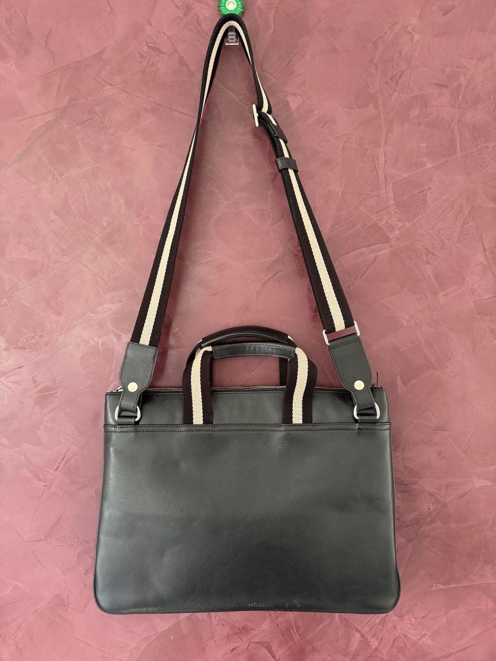 Bally Koffer & Taschen: Bally Tigan Tasche Leder schwarz work bag – Neu und originalverpackt aus Volketswil von praxis12 4