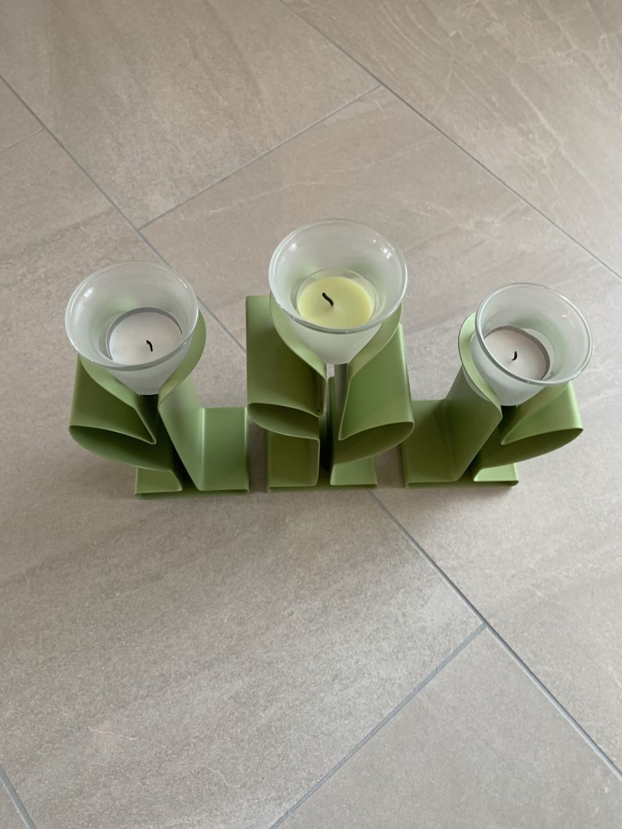 Partylite Portacandele: Kerzenhalter 6-teilig in grün – Usato da Giswil venduto da Pingu109 6