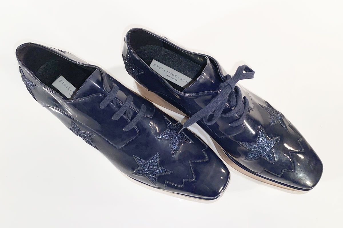 Stella McCartney Damenschuhe: Stella McCartney Blue Elyse Star Sneakers, Gr. 40 – Neu (gemäss Beschreibung) aus Ballwil von ClassicGallery 6