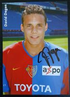 Original Autogrammkarte von David Degen / FC Basel
