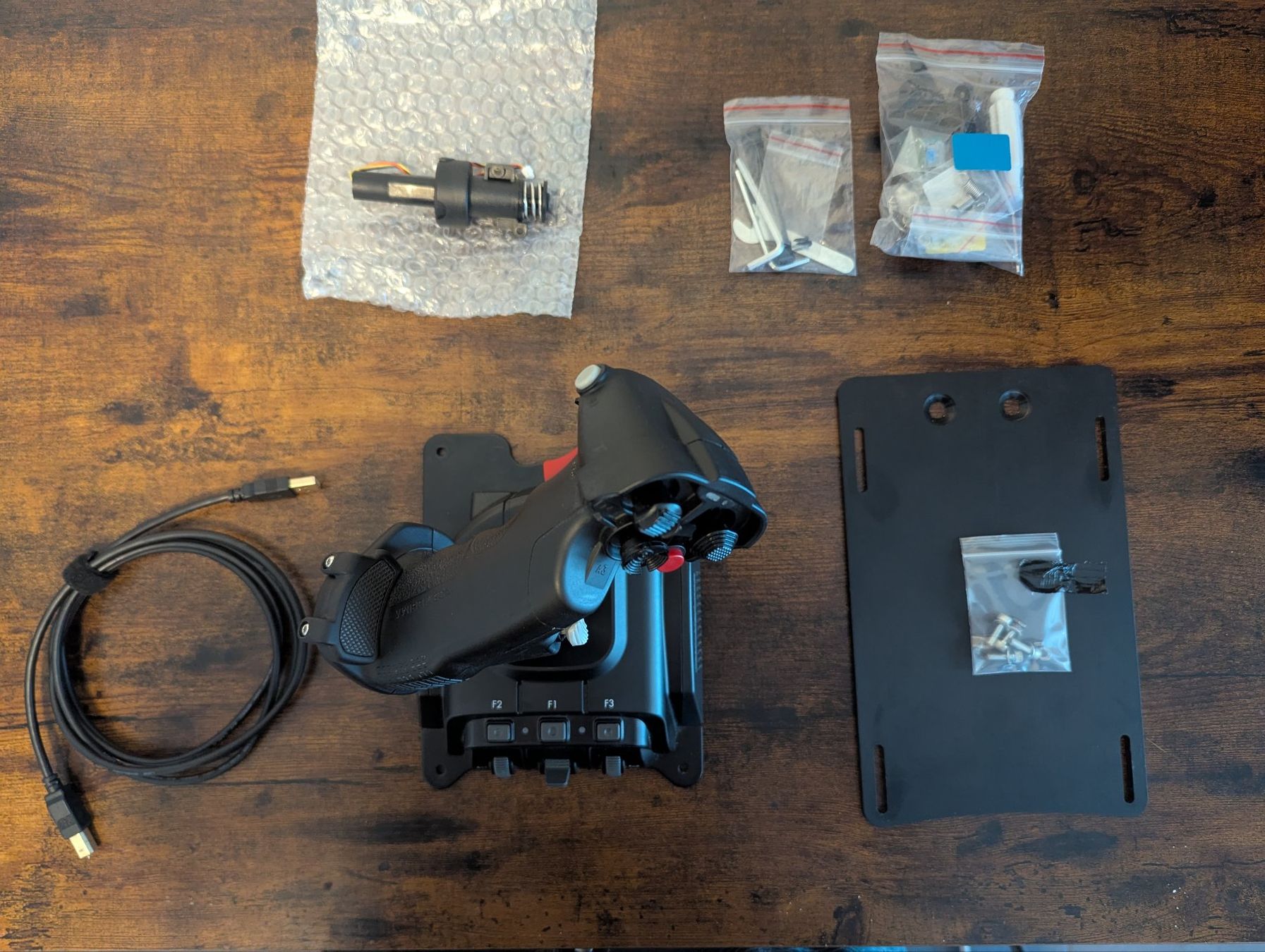 Manettes: VKB Gladiator NXT Pro links + MonsterTech Befestigungsplatte – D'occasion à Basel par TGrauw 1