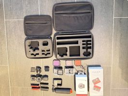 Insta 360 One RS Action Cam mit viel Zubehör