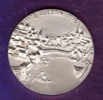 Schweizer Luzern medaillen silber 900 UNC Gr.38