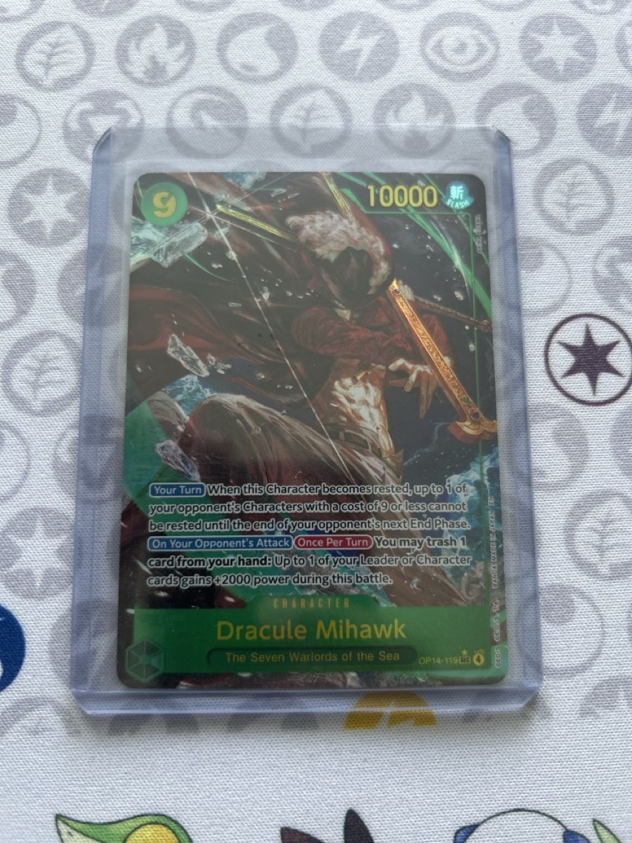 Bandai Cartes à collectionner: Dracule Mihawk OP14-119 – Neuf (Voir description) à Zürich par AinzCHF