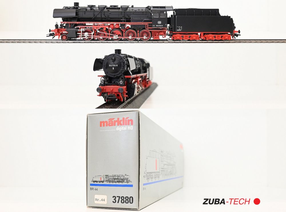 Märklin 37880 Dampflok BR 44 DB H0 WS Digital mit OVP (Gebraucht) in St ...
