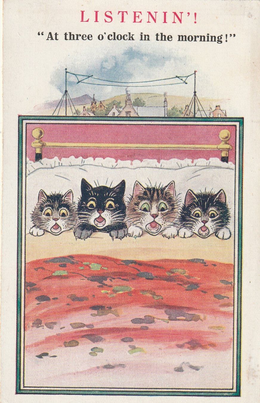 Cartoline postali: 4 Katzen im Bett – Usato da Rorschacherberg venduto da fratovi2