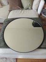 IKEA LINDBYN Spiegel rund schwarz 80 cm