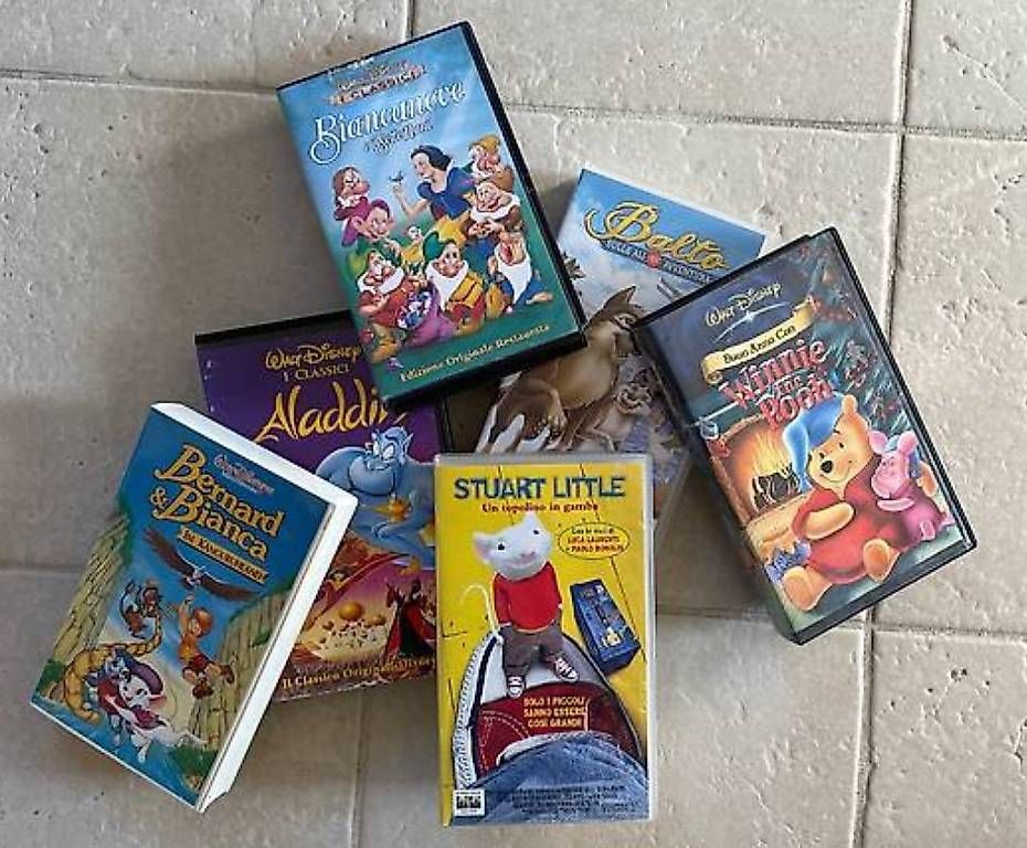 Tutti i VHS: vhs videocassetta Walt Disney – Usato da Torricella venduto da Djapple