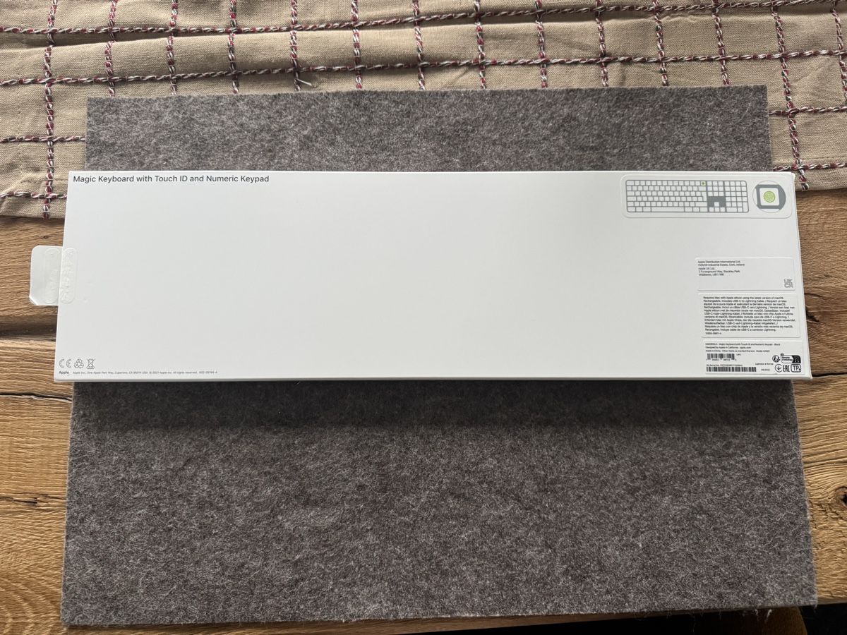 Apple Tastaturen: Apple Magic Keyboard with Touch ID - Extra large – Neu und originalverpackt aus St. Gallen von Asmolon 3