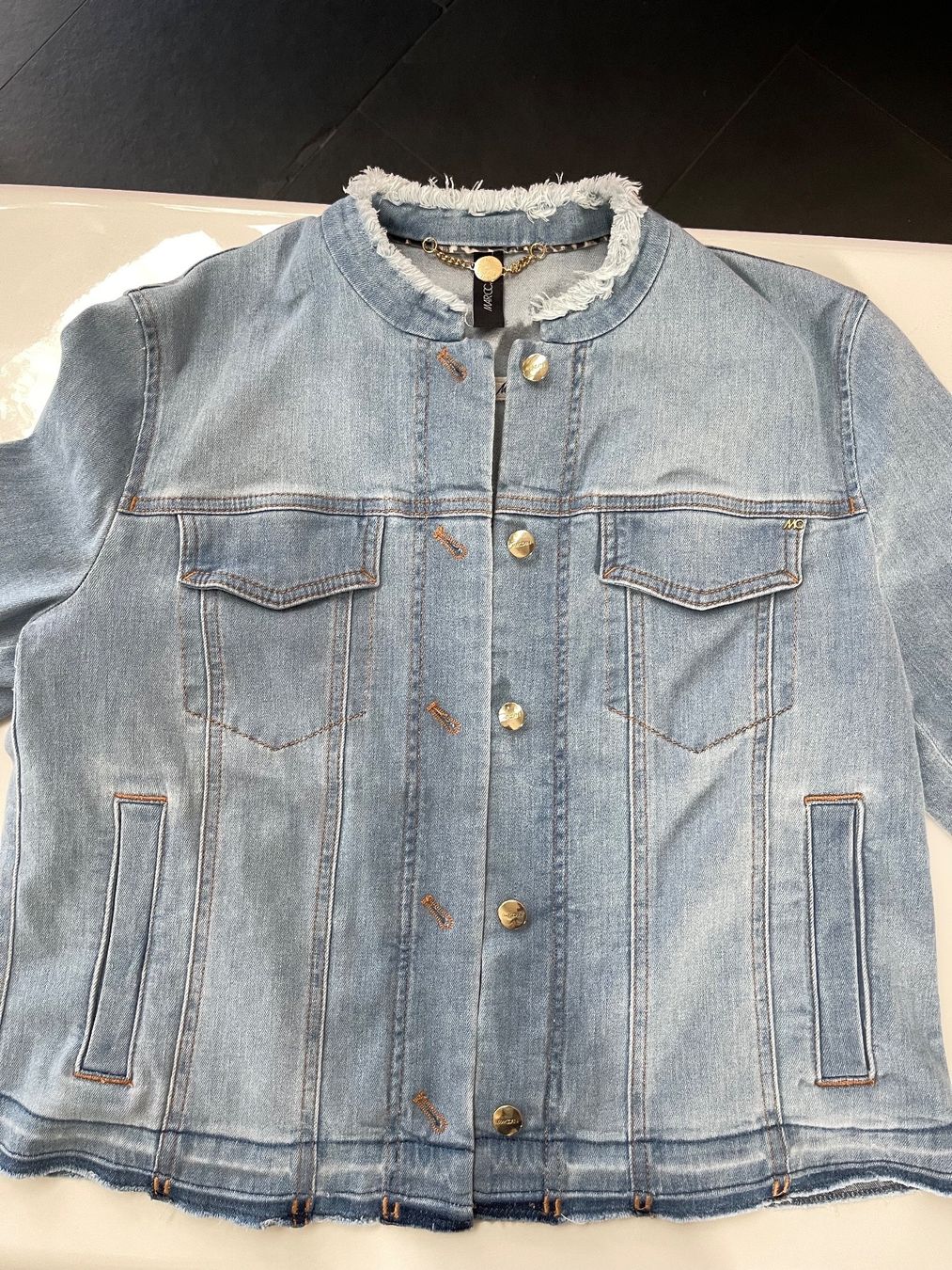 Marc Cain Giacche: Original Marc Cain Jeansjacke – Nuovo (secondo la descrizione) da Ruggell venduto da expoli 7