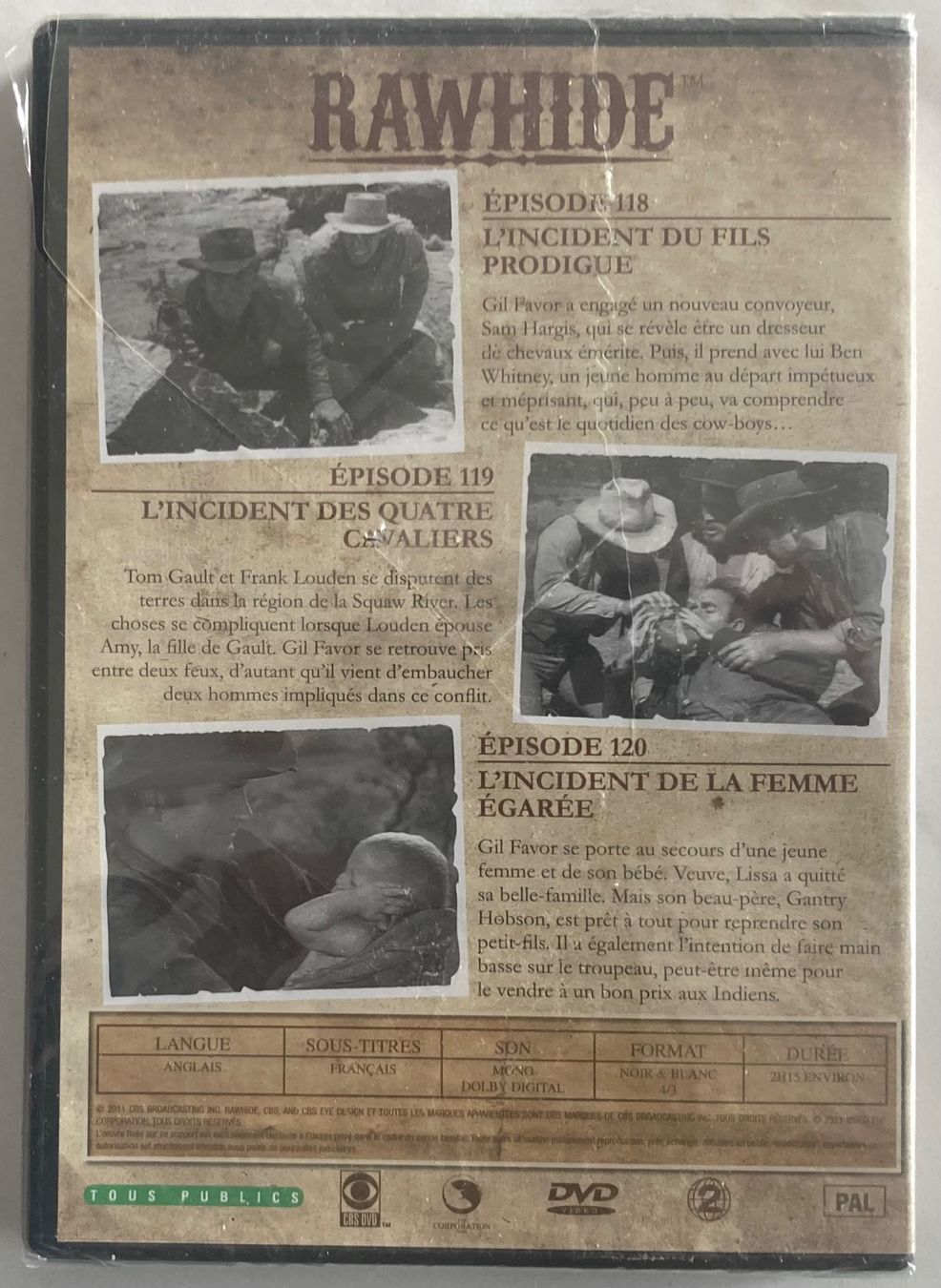 Tutti i DVDs: CLINT EASTWOOD - RAWHIDE N°40 – Usato da Poliez-Pittet venduto da Newtown-Records 4