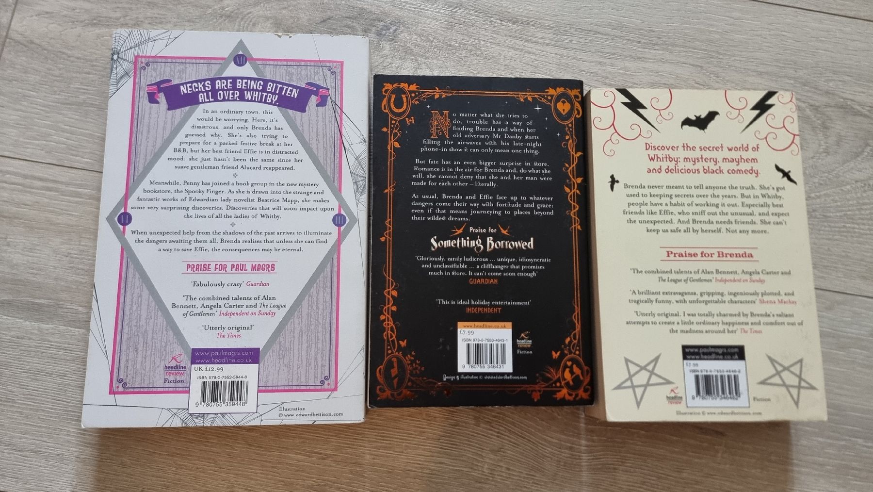 Bücher: Paul Magrs Romane: The Bride, Conjugal Rites, Hell's Belles – Gebraucht aus Wigoltingen von Zuckerfee84 1