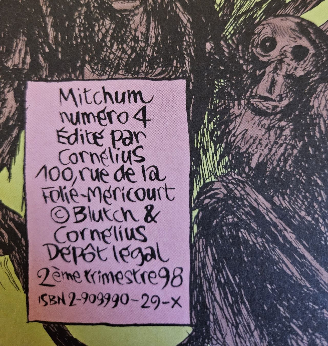 Fumetti: Mitchum N 4 E.O. (T.B.E.) -- Blutch – Usato da Prévonloup venduto da bitume1975 1