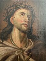 feines, religiöses Ölgemälde Ecce Homo / Schmerzensmann