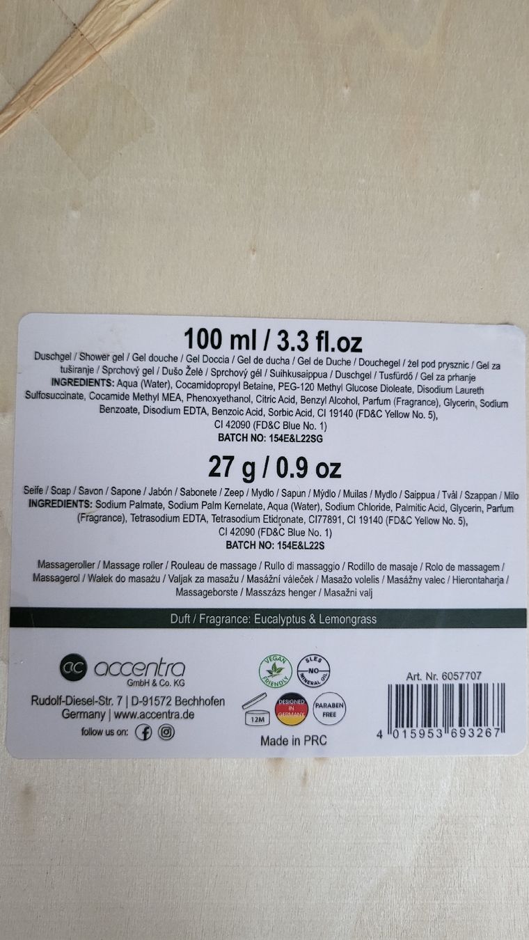 Duschen: Accentra Botanic Spa Geschenkset - Neu, ideales Geschenk! – Neu und originalverpackt aus Sagogn von salsagirl30 1