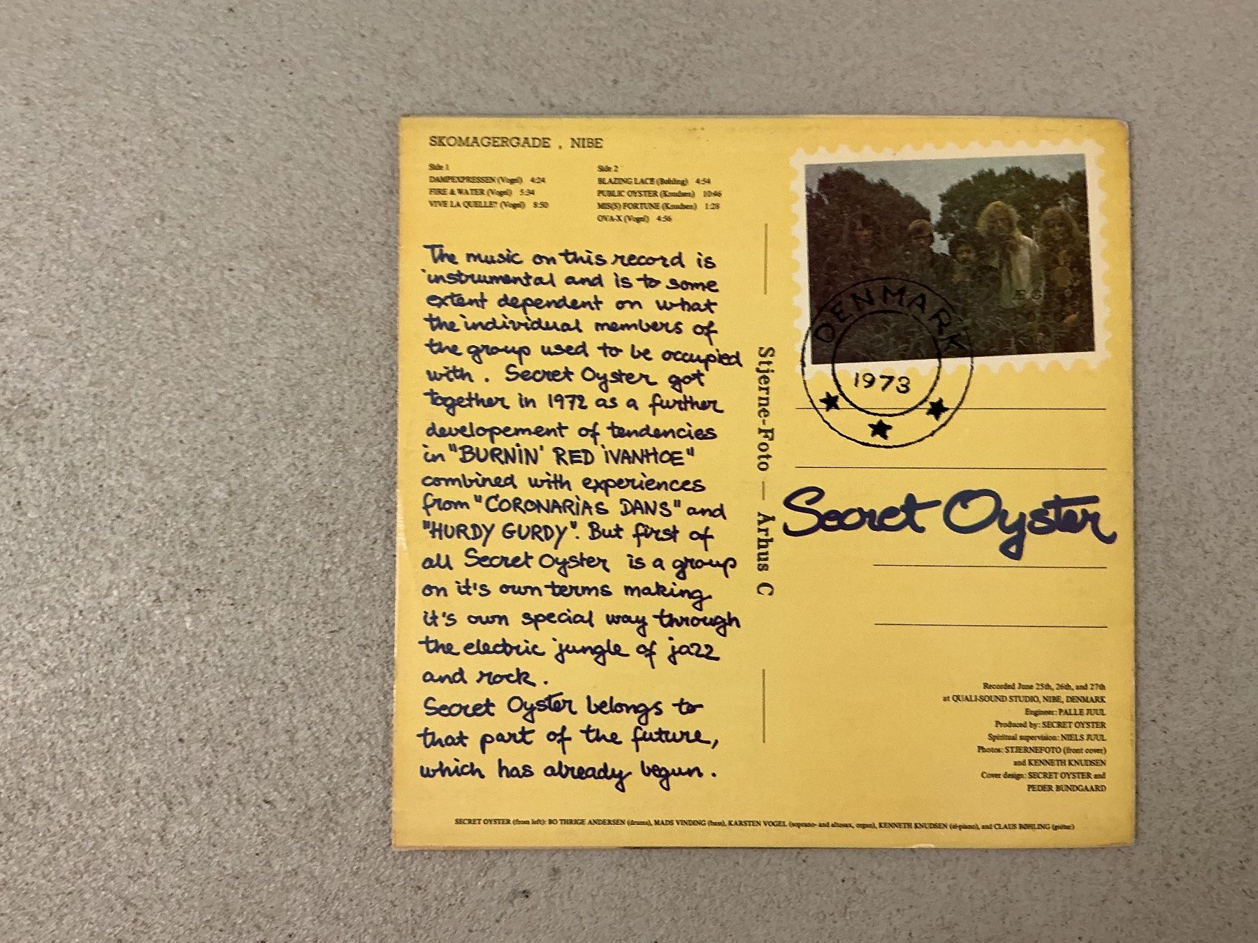 Schallplatten: Secret Oyster LP – Gebraucht aus Winterthur von Tumko-Vinyl 1
