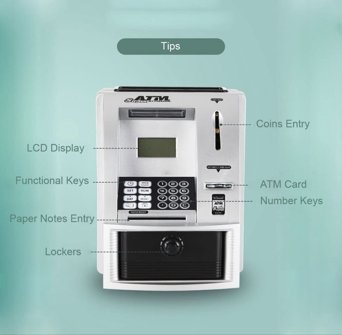 Salvadanai: ATM Maschine Sparschwein – Nuovo (secondo la descrizione) da Schaan venduto da mugerle 1