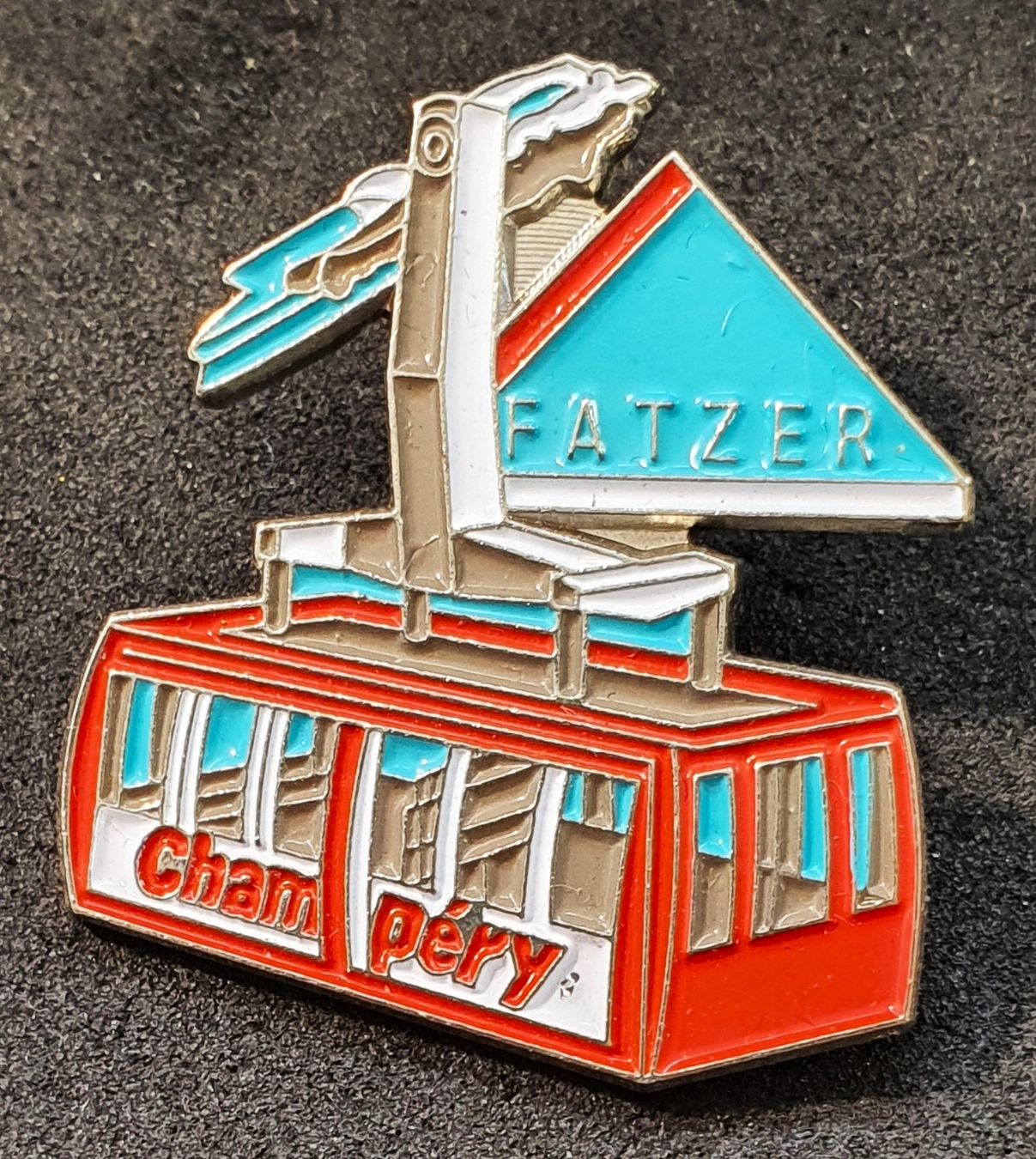 Plaketten & Abzeichen: U871 - Pin Gondel FATZER Champéry – Gebraucht aus Reinach BL von Boston-Verkauf