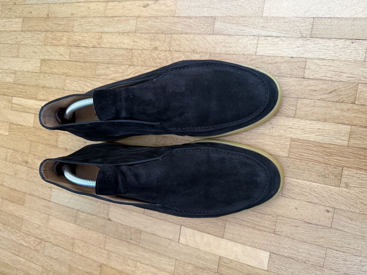 Chaussures hommes: Loro Piana Open Walk Black – D'occasion à Genève par SG_73 1