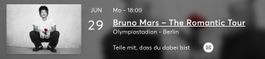 Bruno Mars Berlin 29.06.26